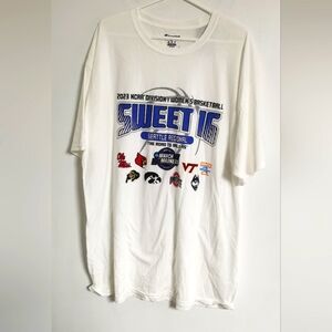 Champion 2XL 2023 NCAA Division 1 Women's Basketball White T-Shirt NWT